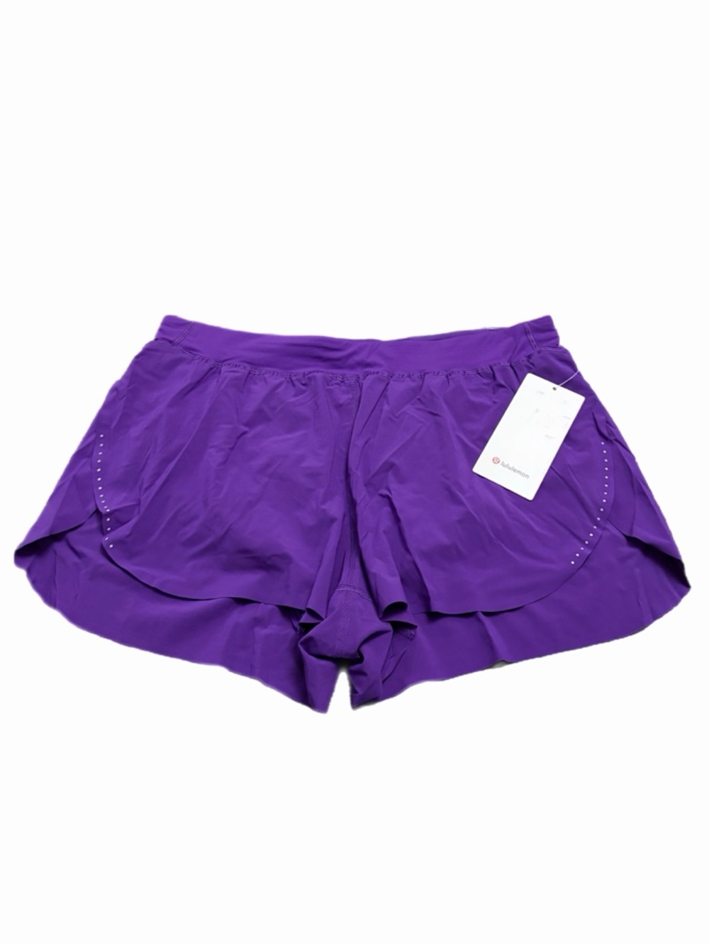 NWT Lululemon Fast & Free High-Rise Split Short 3" (College Purple) Size XL